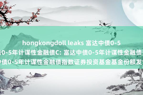 hongkongdoll leaks 富达中债0-5年计谋性金融债A,富达中债0-5年计谋性金融债C: 富达中债0-5年计谋性金融债指数证券投资基金基金份额发售公告