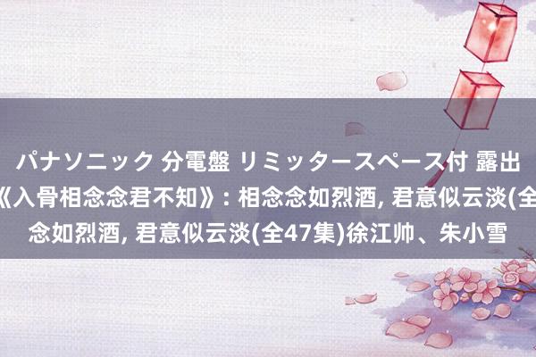 パナソニック 分電盤 リミッタースペース付 露出・半埋込両用形 短剧《入骨相念念君不知》: 相念念如烈酒， 君意似云淡(全47集)徐江帅、朱小雪